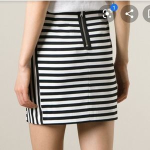 Michael Kors stripped mini skirt (NWOT)